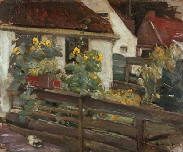 Garten mit Sonnenblumen – Max Liebermann Max Liebermann 2024-11-21