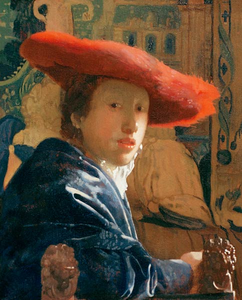 Das Mädchen mit dem roten Hut – Johannes Vermeer Jan Vermeer van Delft 2024-11-21