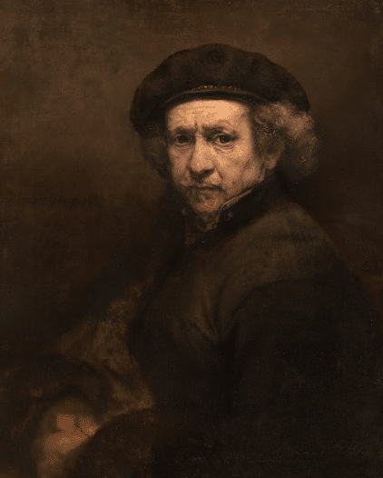 Selbstporträt mit Barett und geradem Kragen – Rembrandt van Rijn Rembrandt van Rijn 2024-11-21