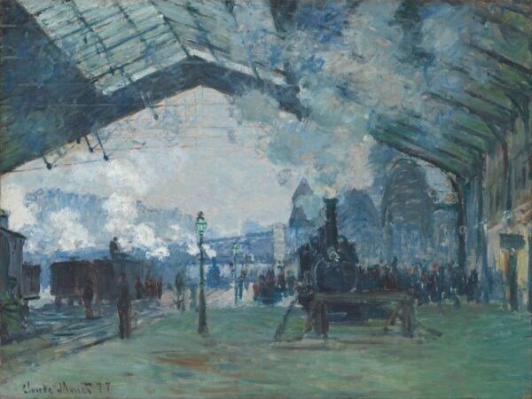 Der Bahnhof Saint-Lazare, der Zug nach Normandie – Claude Monet Claude Monet 2024-11-21