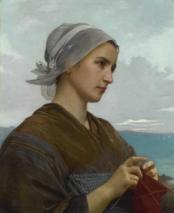 Bretonische Strickerin – William Bouguereau William Adolphe Bouguereau 2024-11-21