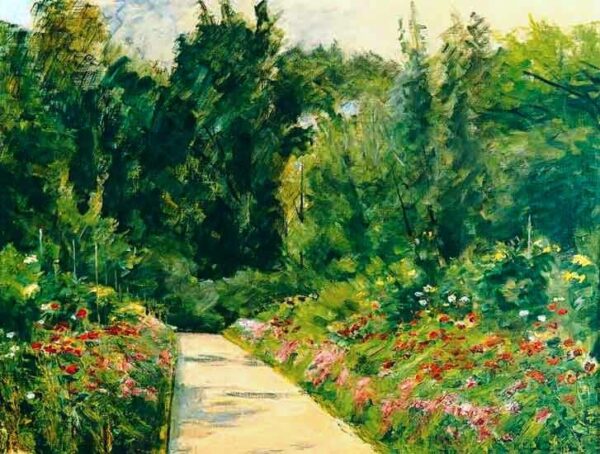 Gartenstücke mit Weg und Blumen – Max Liebermann Max Liebermann 2024-11-21