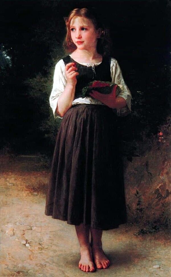 Das Mädchen mit den Himbeeren – William Bouguereau William Adolphe Bouguereau 2024-11-21