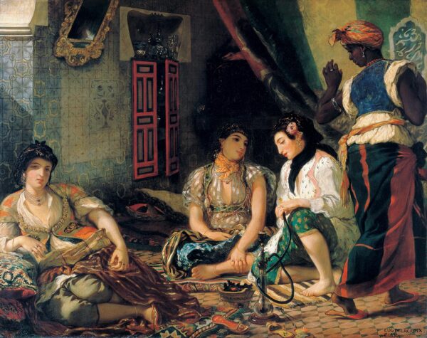 Frauen von Algier in ihrer Wohnung – Eugène Delacroix Eugène Delacroix 2024-11-21