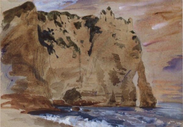 Klippen von Etretat – Eugène Delacroix Eugène Delacroix 2024-11-21