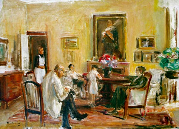 Der Künstler und seine Familie in seinem Haus in Wannsee – Max Liebermann Max Liebermann 2024-11-21