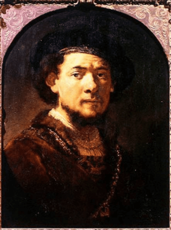 Porträt eines Mannes mit einer Goldkette oder, Selbstporträt mit Bart – Rembrandt van Rijn Rembrandt van Rijn 2024-11-21