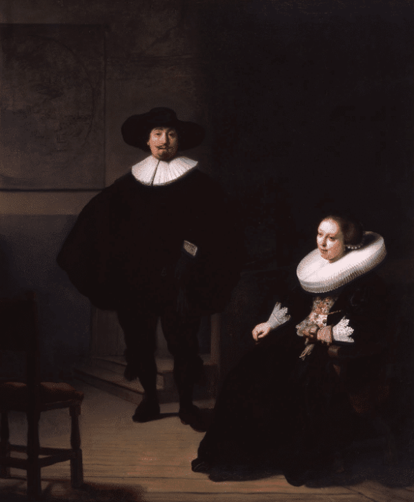 Eine Dame und ein Gentleman in Schwarz – Rembrandt van Rijn Rembrandt van Rijn 2024-11-21