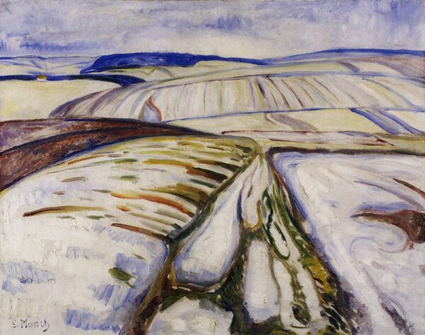 Schneeschmelze in der Nähe von Elgersburg – Edvard Munch Edvard Munch 2024-11-10