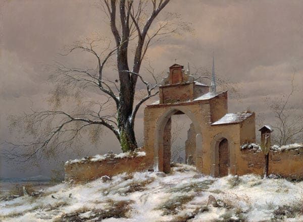 Einzige Friedhofsbarriere im Winter – Caspar David Friedrich Caspar David Friedrich 2024-09-20