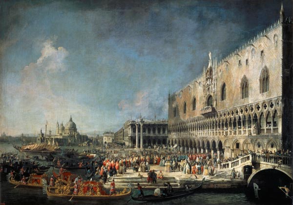 Empfang eines französischen Gesandten in Venedig – Giovanni Antonio Canal Giovanni Antonio Canal 2024-11-21