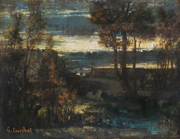 Abendlandschaft – Gustave Courbet Gustave Courbet 2024-09-19 2