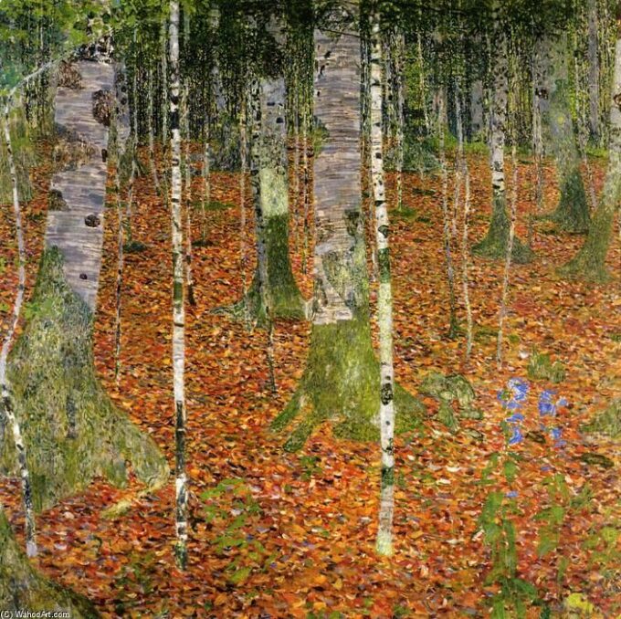 Bauernhof mit Birken – Gustav Klimt Beliebte Bilder 2024-09-19