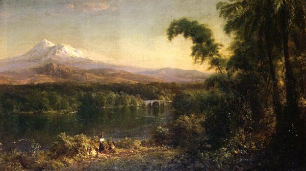 Figuren in einer Landschaft von Ecuador – Frederic Edwin Church Frederic Edwin Church 2024-12-26