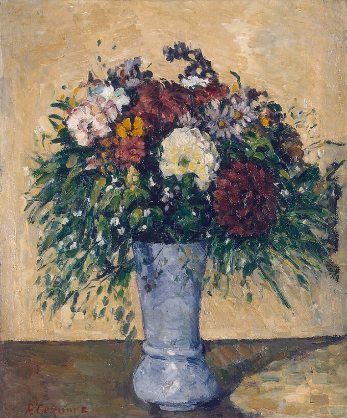 Blumenstrauß im blauen Vase – Paul Cézanne Paul Cézanne 2024-09-20