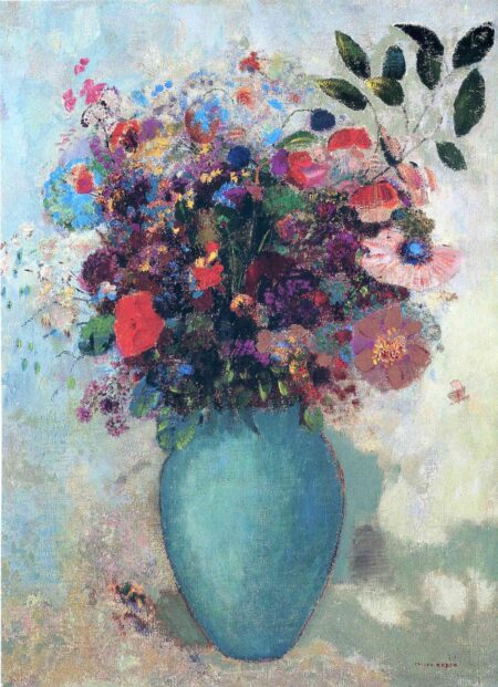 Blumen in einer türkisen Vase – Odilon Redon Odilon Redon 2025-01-03