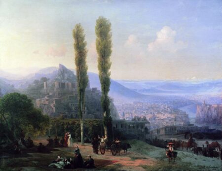 Blick auf Tiflis, 1869 – Ivan Aivazovski Iwan Konstantinowitsch Aiwasowski 2025-01-01