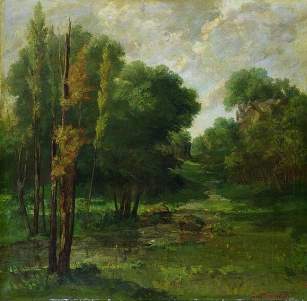 Waldlandschaft – Gustave Courbet Gustave Courbet 2024-11-21