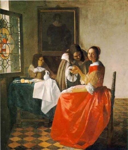 Das junge Mädchen mit dem Weinglas – Johannes Vermeer Beliebte Bilder 2025-01-03