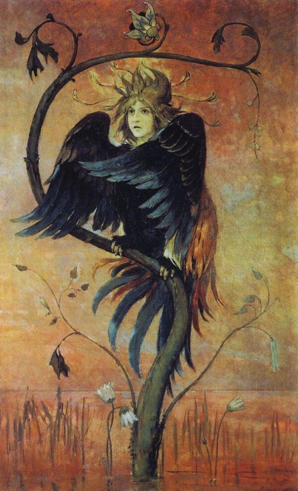 Gamaun, der prophetische Vogel – Viktor Vasnetsov Wiktor Michailowitsch Wasnezow 2024-12-21