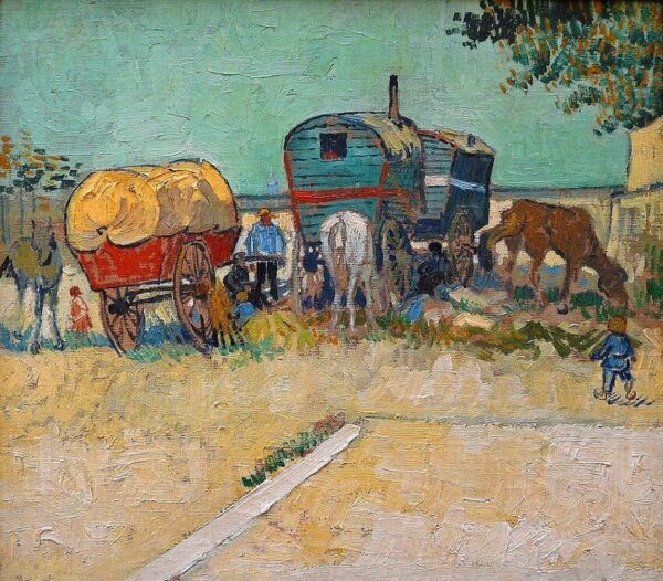 Die Wohnwagen, Lager der Bohemiens – Van Gogh Vincent Van Gogh 2024-11-20