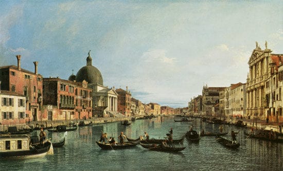 Großer Kanal: Südwestansicht von der Chiesa degli Scalzi bis zur Fondamenta della Crose – Kanal Giovanni Antonio Giovanni Antonio Canal 2024-11-21