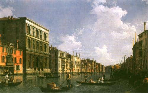 Grand Canal: Südwestansicht des Palazzo Grimani bis zum Palazzo Foscari – Giovanni Antonio Kanal Giovanni Antonio Canal 2024-11-21