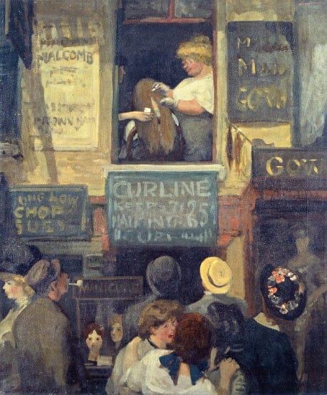 Fenster des Friseursalons – John Sloan John Sloan 2024-12-22