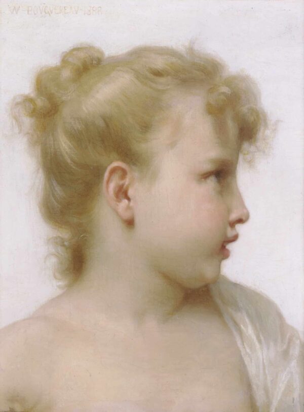 Kopf eines kleinen Mädchens – William Bouguereau William Adolphe Bouguereau 2024-11-21