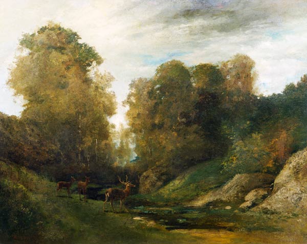 Hirsch am Flussufer – Gustave Courbet Gustave Courbet 2024-09-19