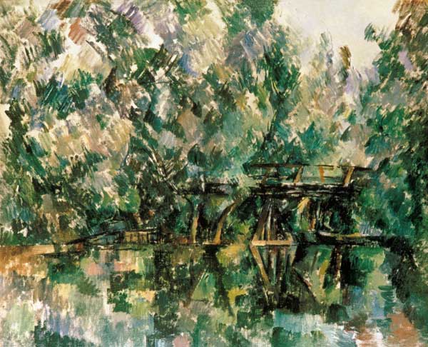 Holzbrücke über einem Rücken – Paul Cézanne Paul Cézanne 2024-09-20