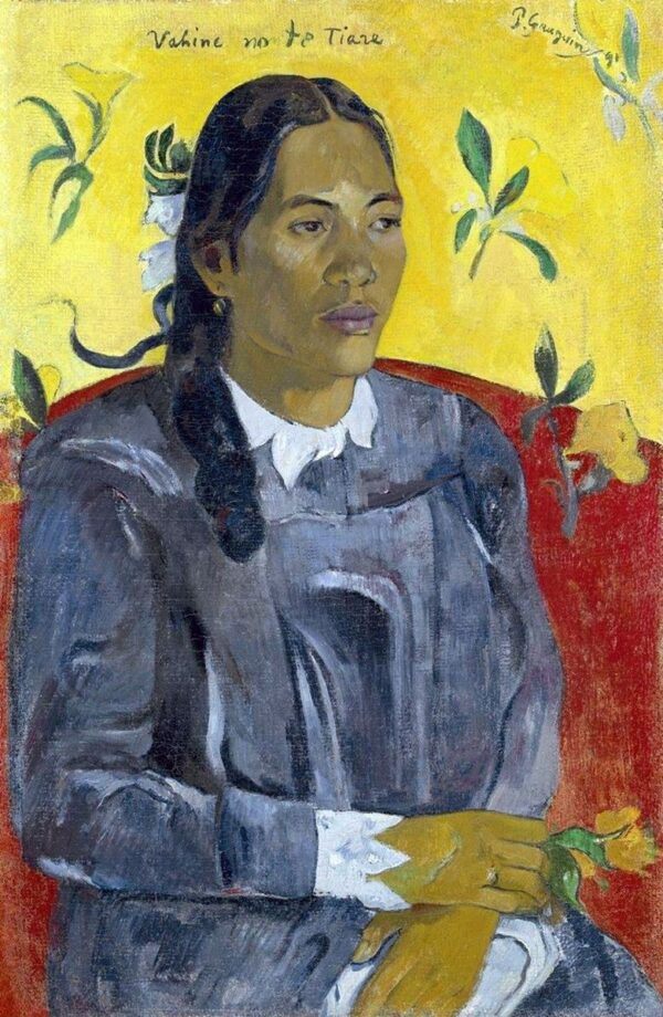 Frau mit einer Blume – Paul Gauguin Paul Gauguin 2024-11-21