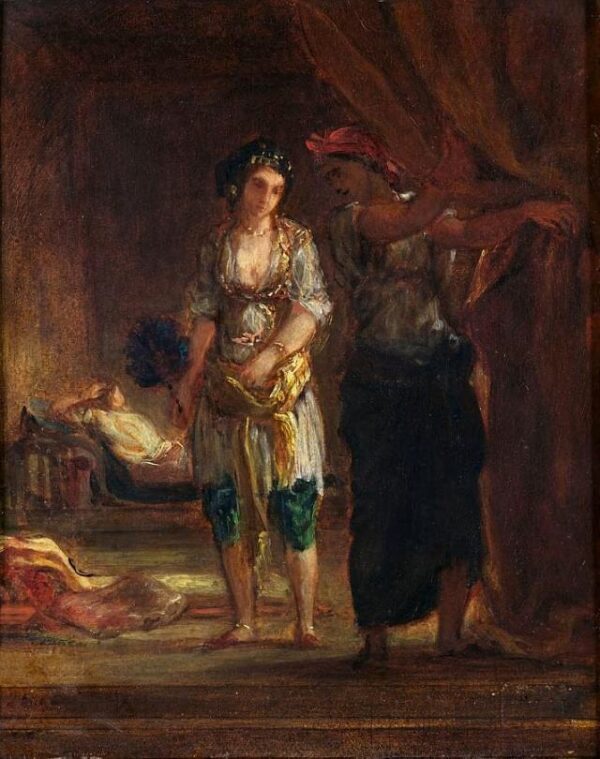 Innenansicht eines Harems in Oran – Eugène Delacroix Eugène Delacroix 2024-11-21