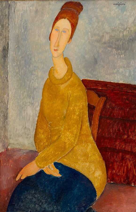 Jeanne Hébuterne (Der gelbe Pullover) – Amedeo Modigliani Amedeo Modigliani 2024-09-20