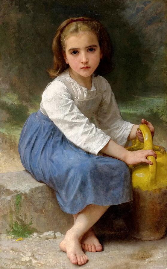 Junges Mädchen mit einer Kanne – William Bouguereau William Adolphe Bouguereau 2024-09-19