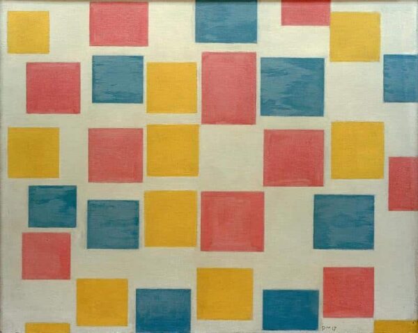 Komposition mit farbigen Bereichen – Mondrian Piet Mondrian 2024-11-21