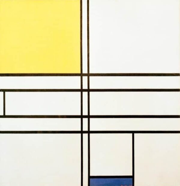 Komposition in Blau und Gelb – Mondrian Piet Mondrian 2024-11-21