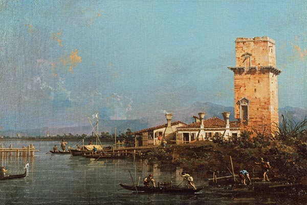 Der Turm von Malghera (Öl auf Leinwand) – Giovanni Antonio Canal Giovanni Antonio Canal 2024-11-21