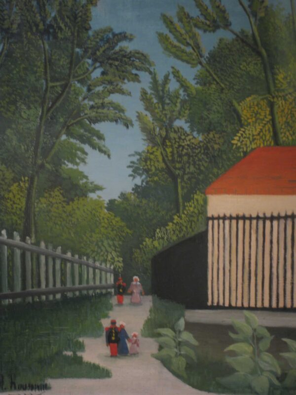 Landschaft im Park von Montsouris mit fünf Figuren – Henri Rousseau Henri Rousseau 2024-11-21