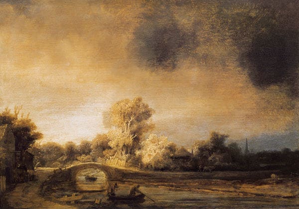 Rembrandt, Landschaft mit Steinbrücke – Rembrandt van Rijn Rembrandt van Rijn 2024-11-21