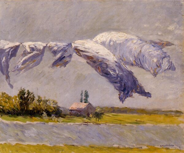 Trocknen der Wäsche, kleines Gennevilliers – Caillebotte Gustave Caillebotte 2024-11-21