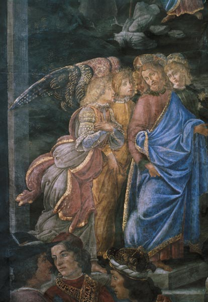 Die Reinigung des Aussätzigen und die Versuchung Christi, aus der Sixtinischen Kapelle: Detail des Chris – Sandro Botticelli Sandro Botticelli 2024-09-19