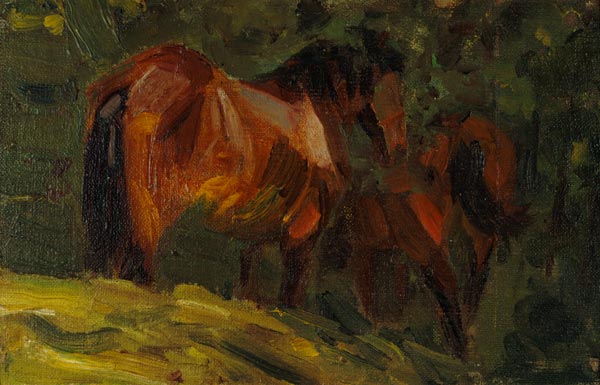 Kleine Studie von Pferd I – Franz Marc Franz Marc 2024-11-21