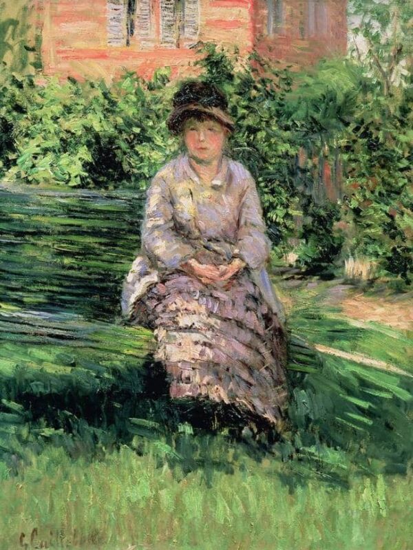 Madame Renoir (1860-1915) im Garten von Petit-Gennevilliers – Caillebotte Gustave Caillebotte 2024-11-21