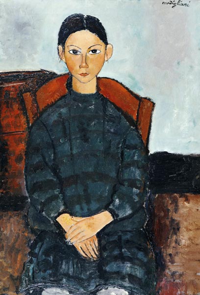 Junges Mädchen mit einem dunklen Kleid – Amedeo Modigliani Amedeo Modigliani 2024-09-20