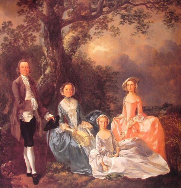 Herr und Frau John Gravenor und ihre Töchter, Elizabeth und Ann – Thomas Gainsborough Thomas Gainsborough 2024-12-26