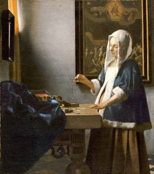 Die Frau mit der Waage – Johannes Vermeer Jan Vermeer van Delft 2024-11-21