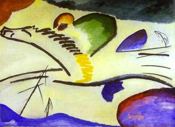 Lyrischer Mann auf einem Pferd – Vassily Kandinsky Wassily Kandinsky 2024-11-21