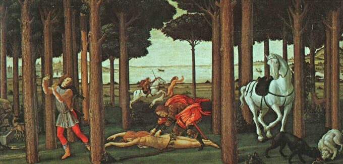 Die Geschichte von Nastagio degli Onesti (Zweite Episode) – Sandro Botticelli Sandro Botticelli 2024-09-19 2