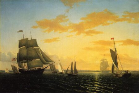 Der Hafen von New Bedford bei Sonnenuntergang – William Bradford William Bradford 2024-12-30